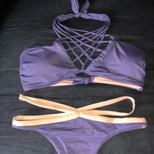 O’Neil bikini! Cross front and Brazilian bottom